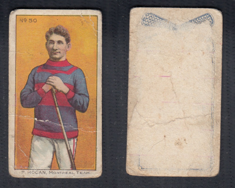 1910-11 C60 LACROSSE CARD #50 F. HOGAN photo