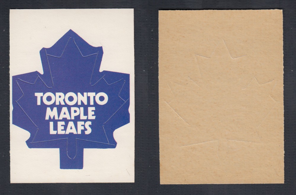 1972-73 O-PEE-CHEE TEAM EMBLEM NHL TORONTO MAPLE LEAFS photo
