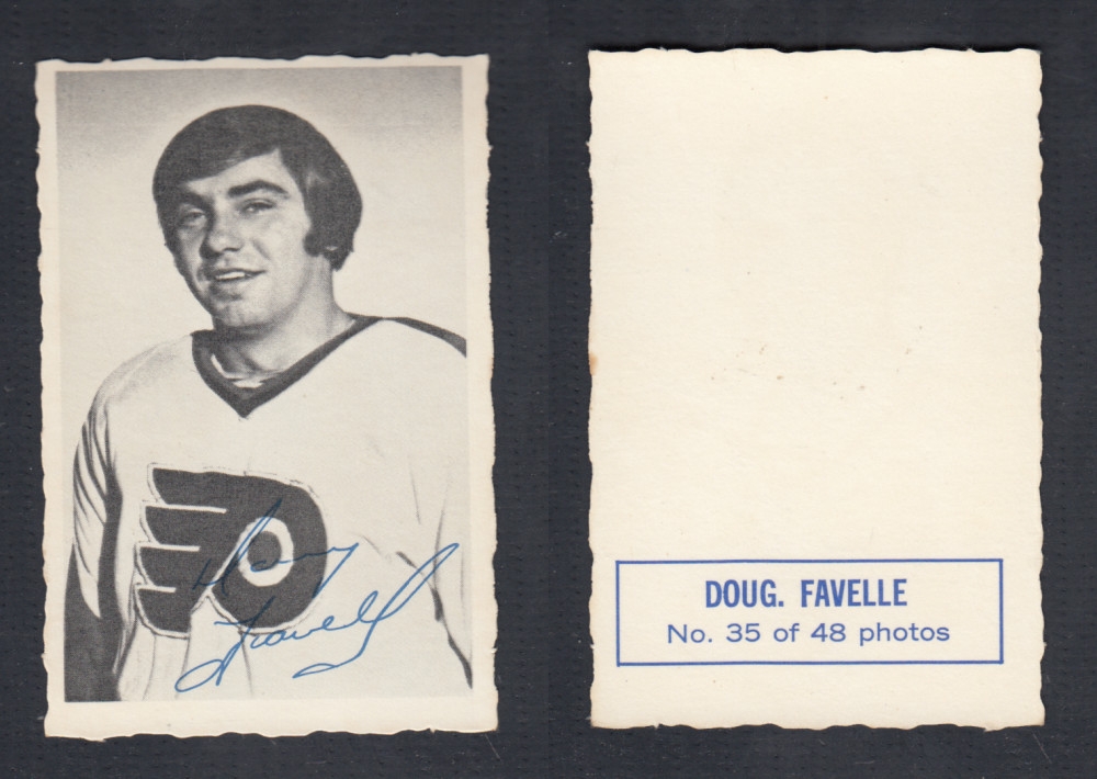 1970-71 O-PEE-CHEE DECKLE EDGE #35 D. FAVELLE photo