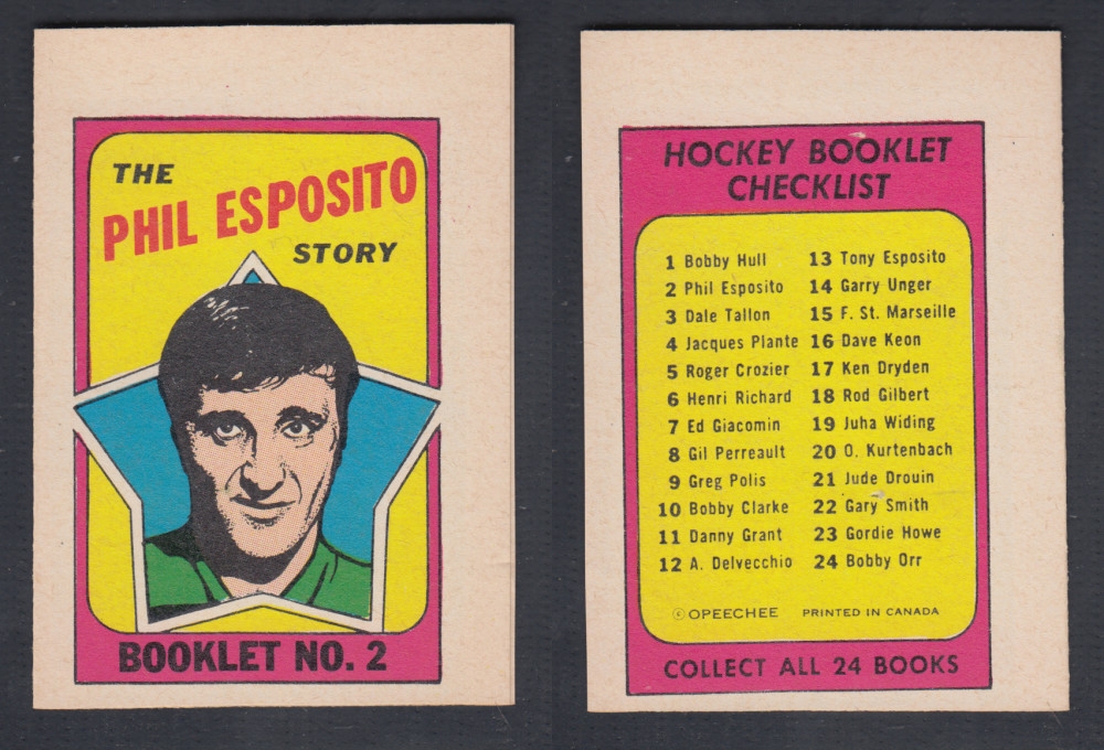 1971-72 O-PEE-CHEE STORY BOOKLET #2 P. ESPOSITO photo