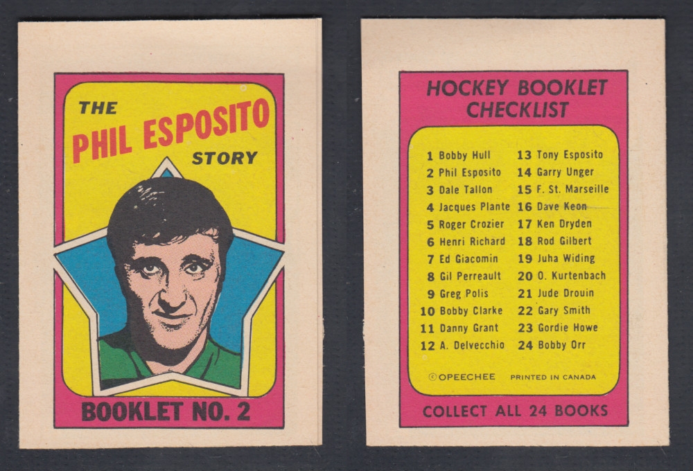 1971-72 O-PEE-CHEE STORY BOOKLET #2 P. ESPOSITO photo