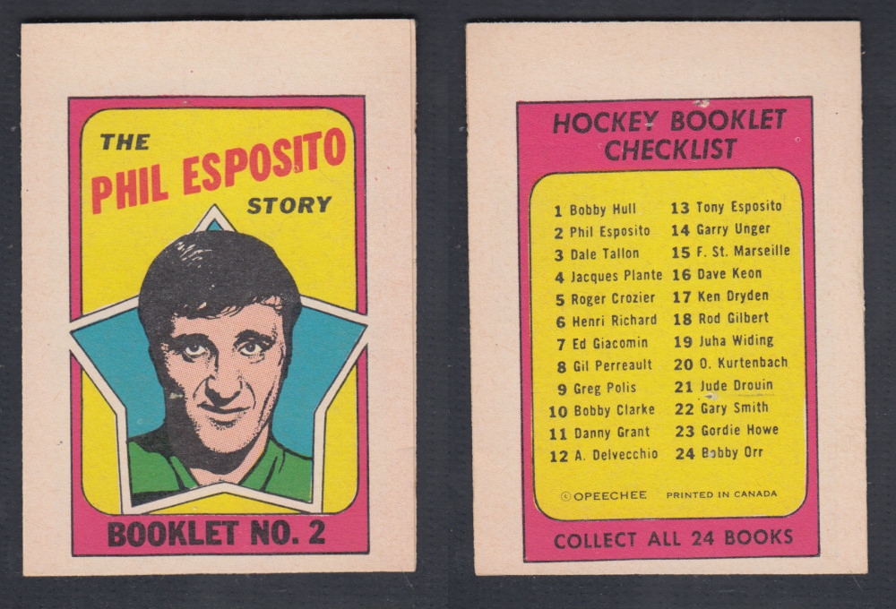 1971-72 O-PEE-CHEE STORY BOOKLET #2 P. ESPOSITO photo