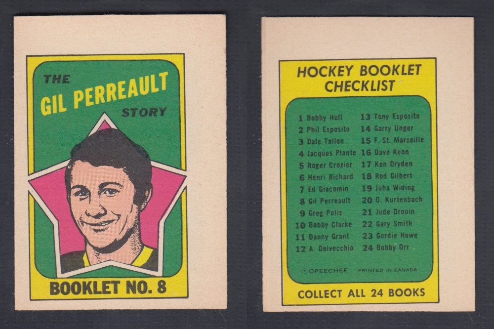 1971-72 O-PEE-CHEE STORY BOOKLET #8 G. PERREAULT photo