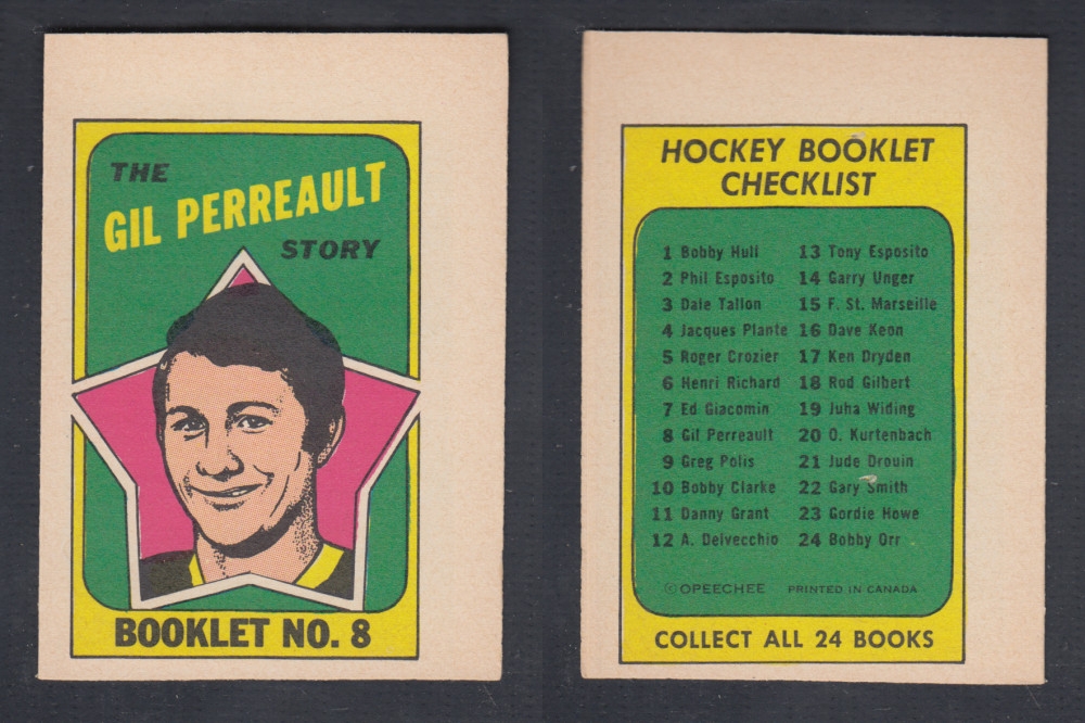 1971-72 O-PEE-CHEE STORY BOOKLET #8 G. PERREAULT photo