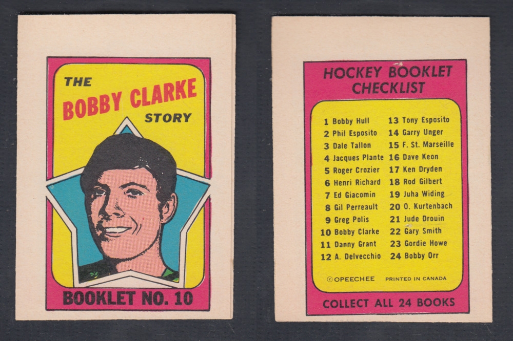 1971-72 O-PEE-CHEE STORY BOOKLET #10 B. CLARKE photo