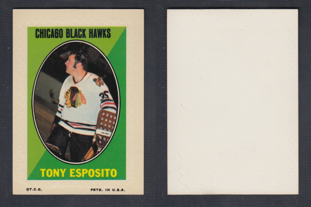 1970-71 O-PEE-CHEE STICKER STAMP T. ESPOSITO photo