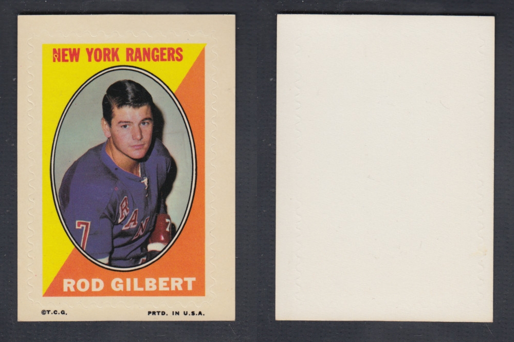 1970-71 O-PEE-CHEE STICKER STAMP R. GILBERT photo