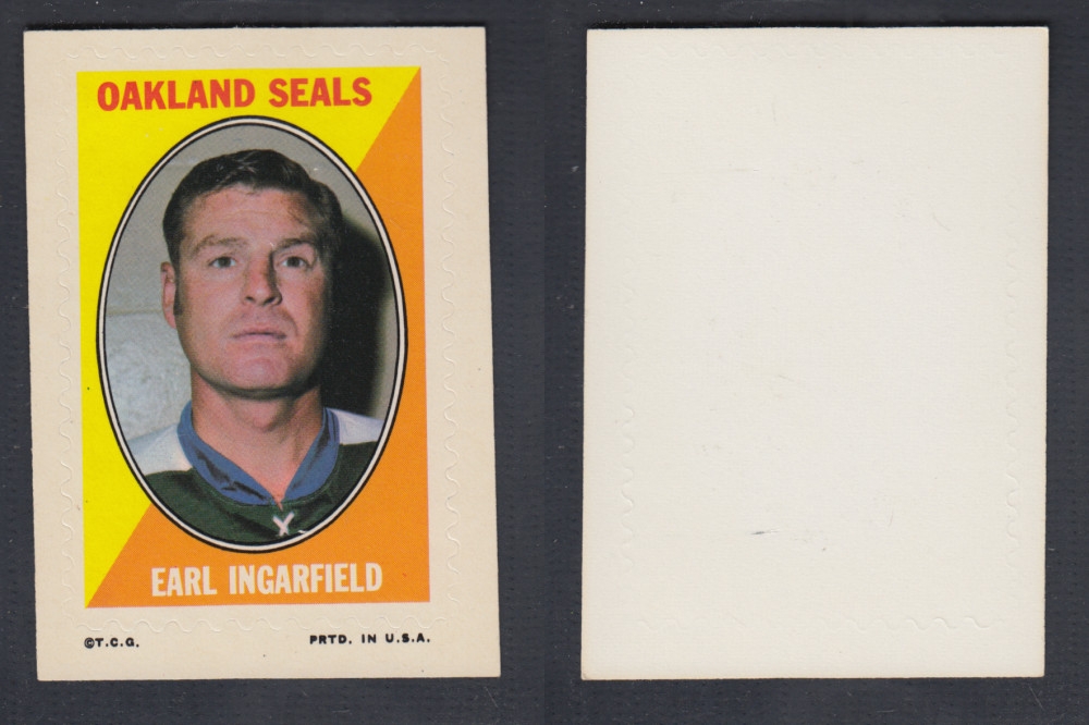 1970-71 O-PEE-CHEE STICKER STAMP E. INGARFIELD photo