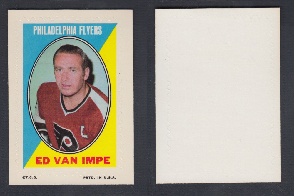 1970-71 O-PEE-CHEE STICKER STAMP E. V. IMPE photo