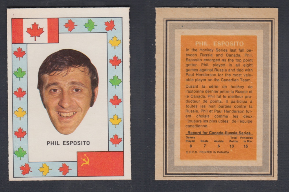 1972-73 O-PEE-CHEE TEAM CANADA P. ESPOSITO photo