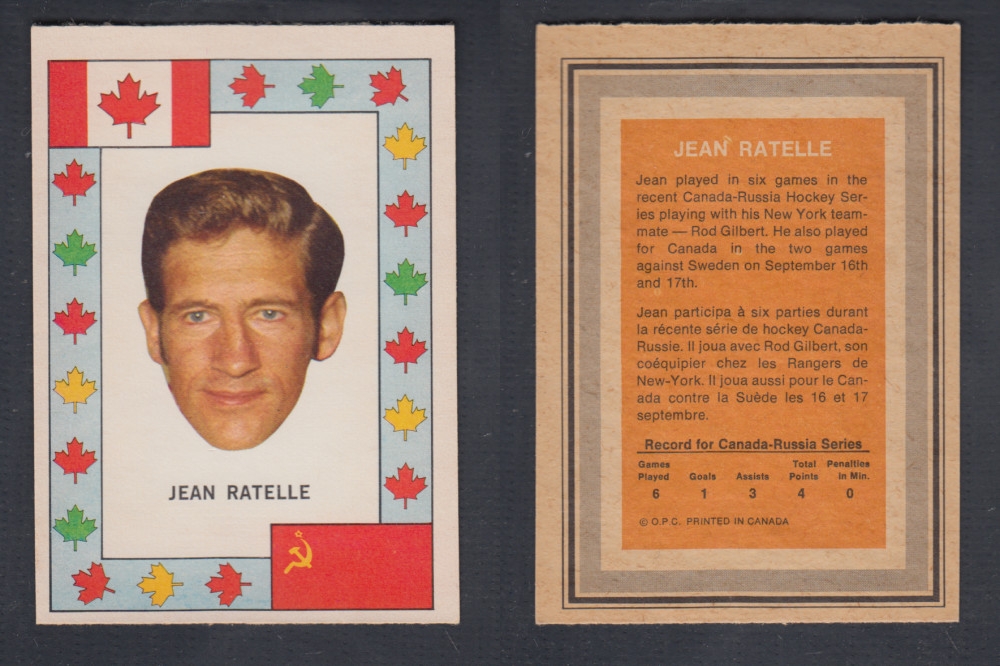 1972-73 O-PEE-CHEE TEAM CANADA J. RATELLE photo