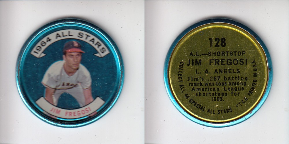 1964 TOPPS BASEBALL COIN #128 J. FREGOSI photo