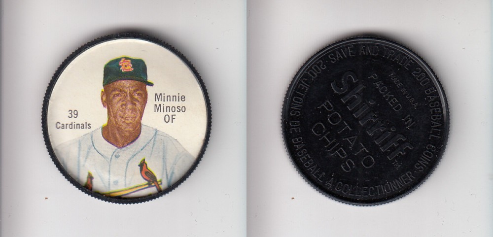 1962 SHIRRIFF BASEBALL COIN #39 M. MINOSO photo