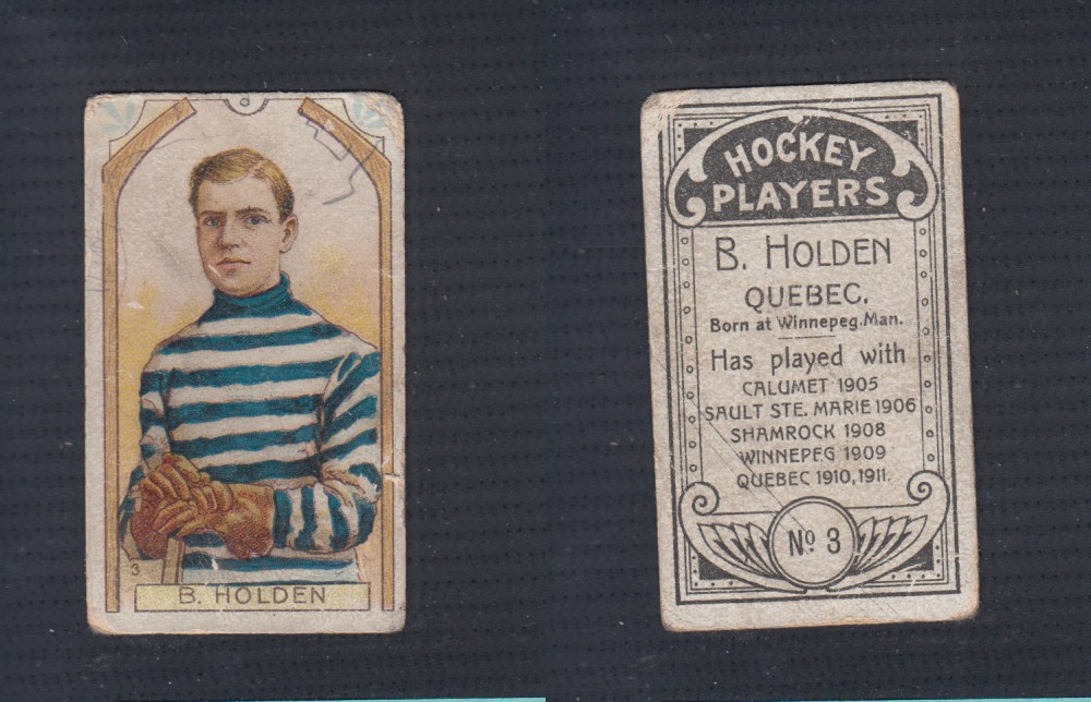 1911-12 C55 IMPERIAL TOBACCO #3 B. HOLDEN  photo