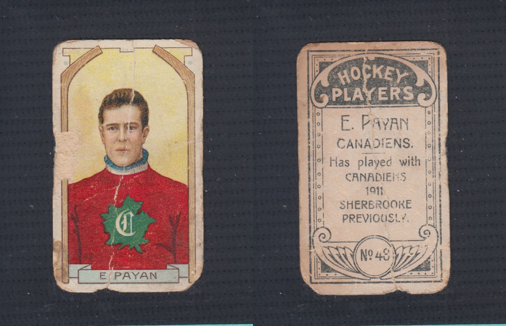 1911-12 C55 IMPERIAL TOBACCO #43 E. PAYAN photo