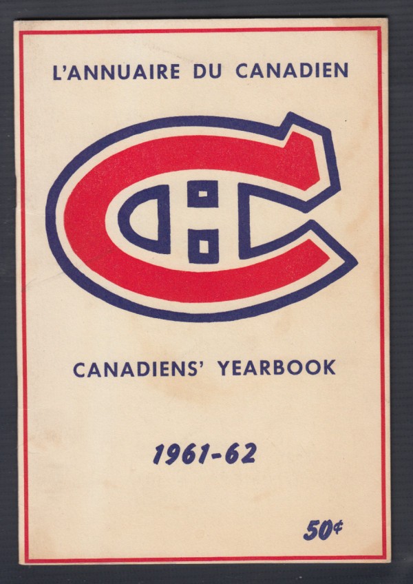 1961-62 MONTREAL CANADIANS YEARBOOK  photo