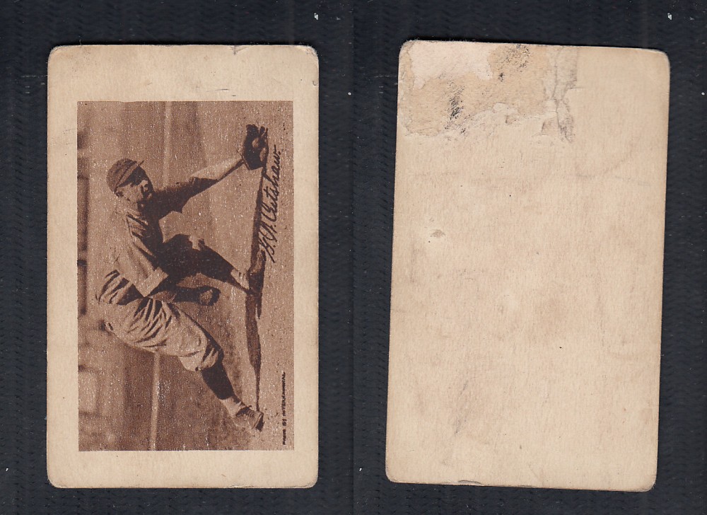 1923 V100 WILLARD'S CHOCOLATE BASEBALL CARD G.W. CUTSHAW photo