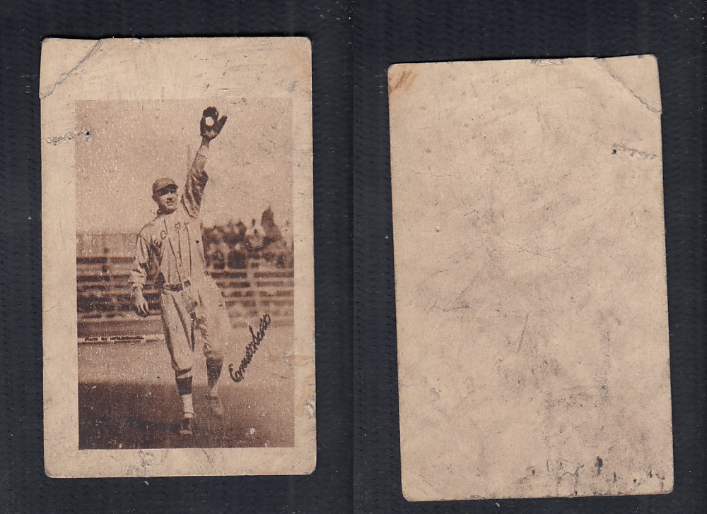 1923 V100 WILLARD'S CHOCOLATE BASEBALL CARD E. SCOTT photo