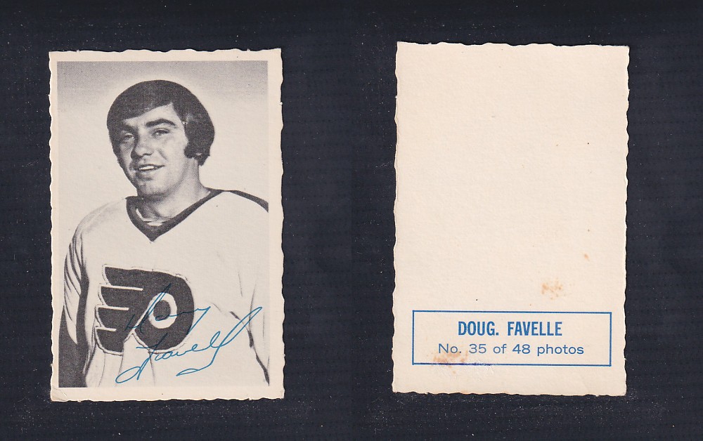 1970-71 O-PEE-CHEE DECKLE EDGE #35 D. FAVELLE photo