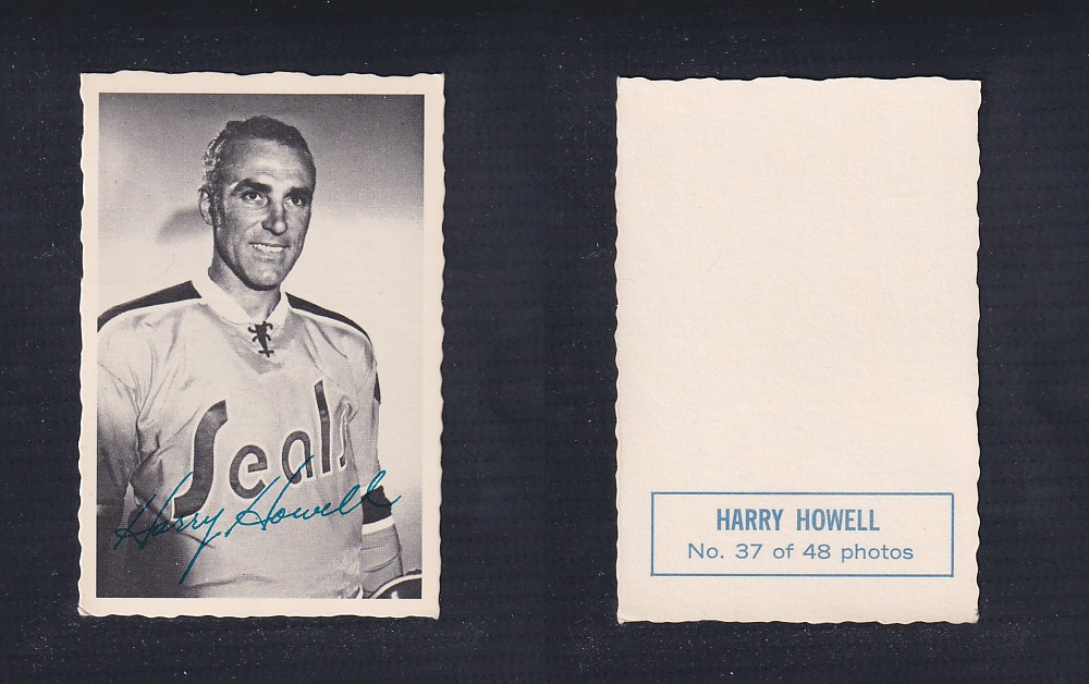 1970-71 O-PEE-CHEE DECKLE EDGE #37 H. HOWELL photo