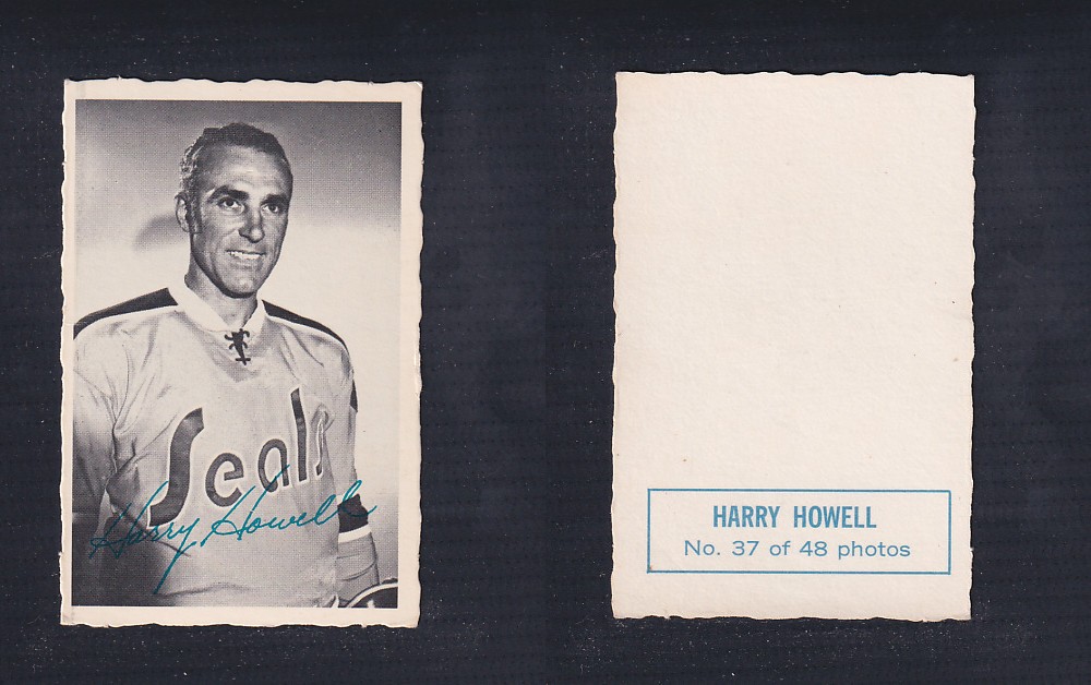 1970-71 O-PEE-CHEE DECKLE EDGE #37 H. HOWELL photo