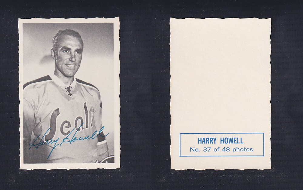 1970-71 O-PEE-CHEE DECKLE EDGE #37 H. HOWELL photo