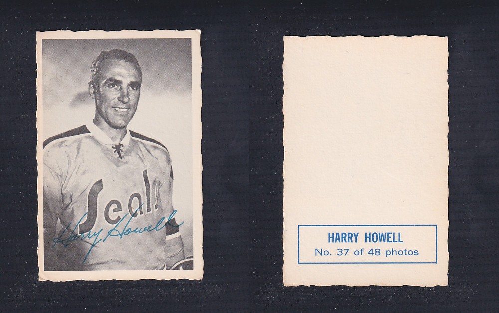 1970-71 O-PEE-CHEE DECKLE EDGE #37 H. HOWELL photo