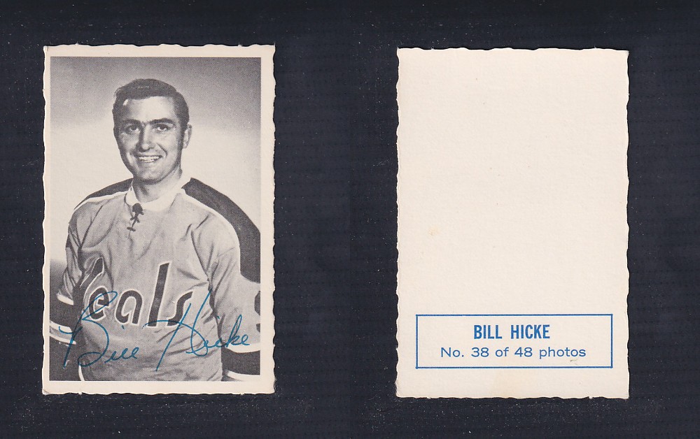 1970-71 O-PEE-CHEE DECKLE EDGE #38 B. HICKE photo