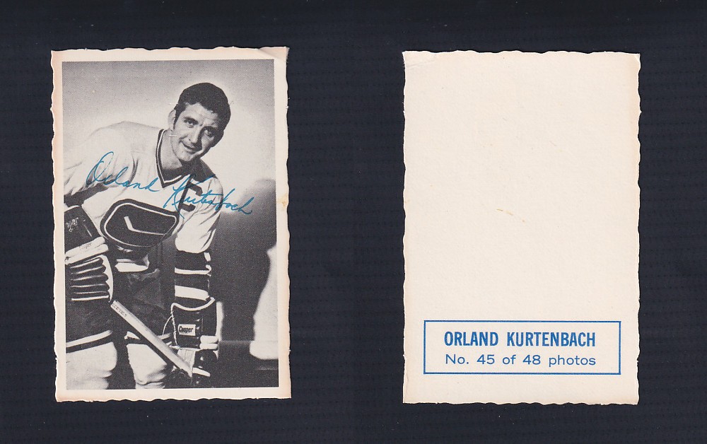 1970-71 O-PEE-CHEE DECKLE EDGE #45 O. KURTENBACH photo