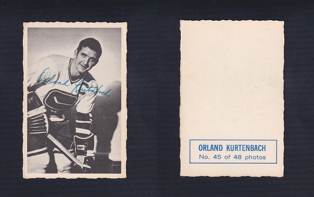 1970-71 O-PEE-CHEE DECKLE EDGE #45 O. KURTENBACH photo