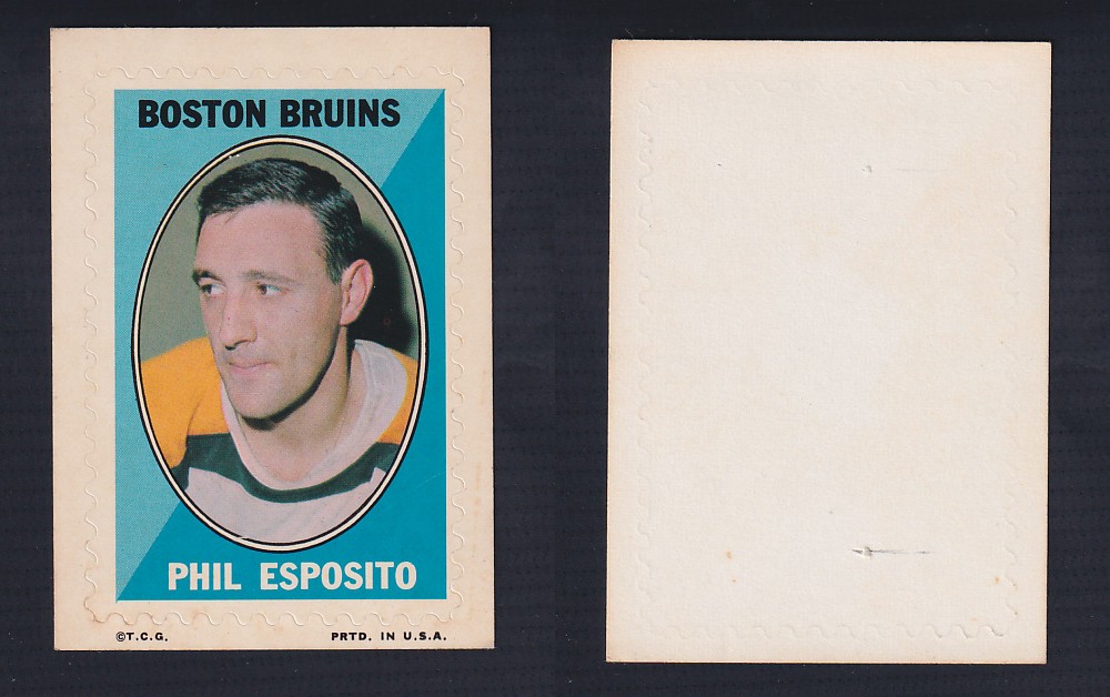 1970-71 O-PEE-CHEE STICKER STAMP P. ESPOSITO photo