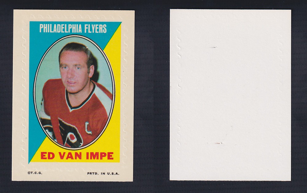 1970-71 O-PEE-CHEE STICKER STAMP E. VAN IMPE photo