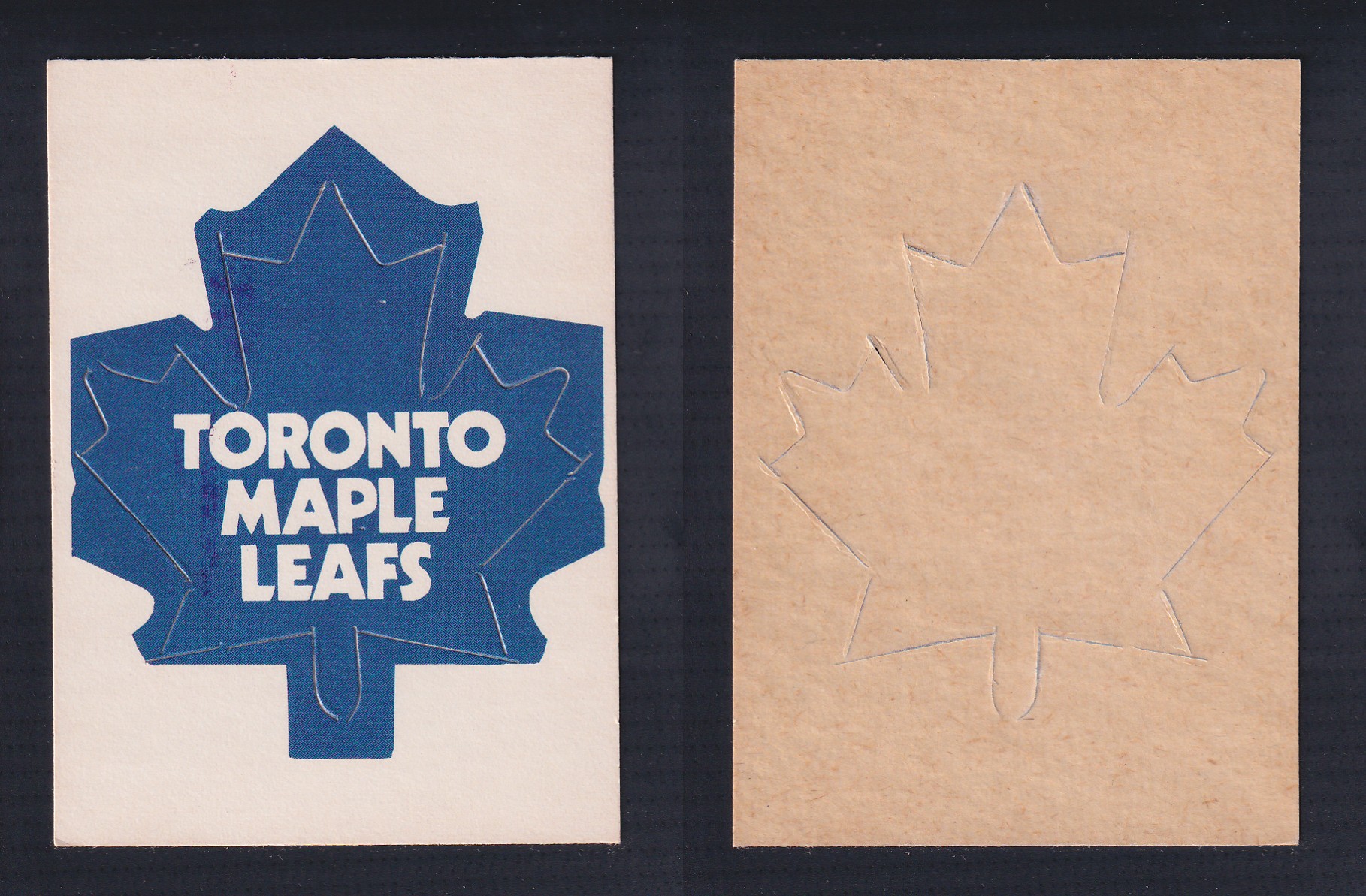 1972-73 O-PEE-CHEE TEAM  EMBLEM TORONTO MAPLE LEAFS photo