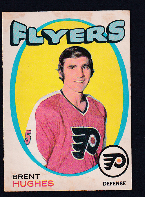 1971-72 O-PEE-CHEE HOCKEY CARD #205 B. HUGHES photo