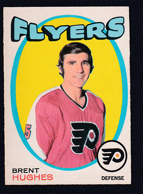 1971-72 O-PEE-CHEE HOCKEY CARD #205 B. HUGHES photo