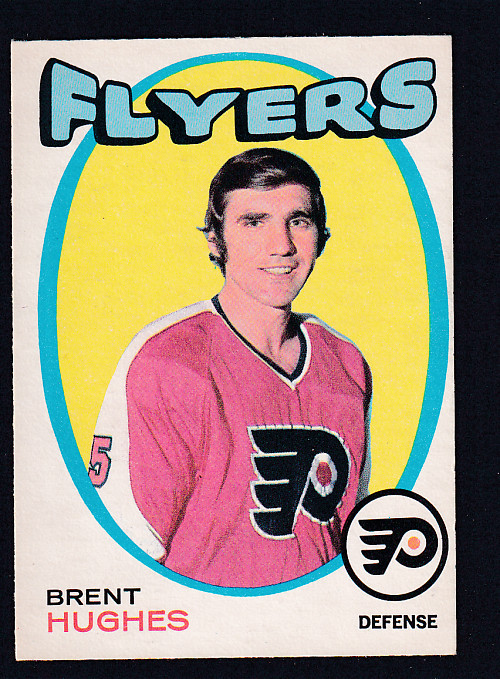 1971-72 O-PEE-CHEE HOCKEY CARD #205 B. HUGHES photo