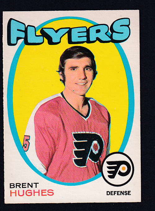 1971-72 O-PEE-CHEE HOCKEY CARD #205 B. HUGHES photo