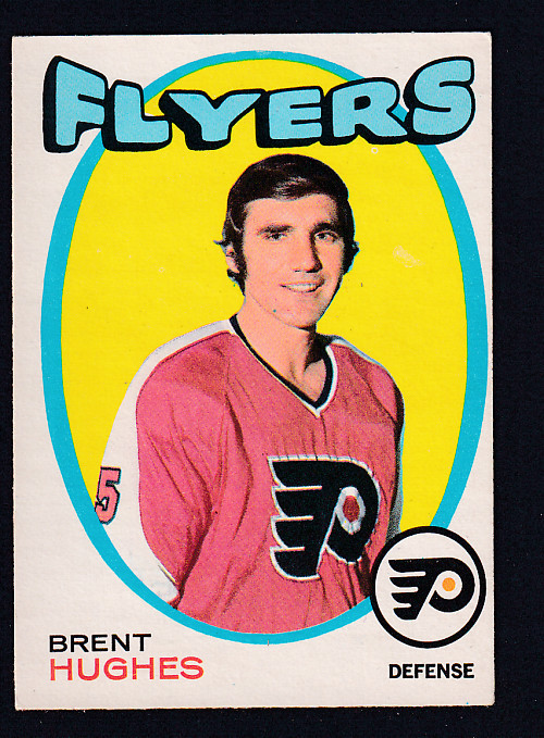 1971-72 O-PEE-CHEE HOCKEY CARD #205 B. HUGHES photo