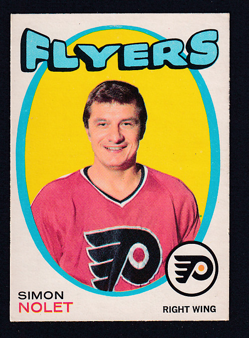 1971-72 O-PEE-CHEE HOCKEY CARD #206 S. NOLET photo