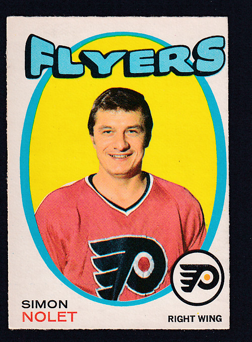 1971-72 O-PEE-CHEE HOCKEY CARD #206 S. NOLET photo