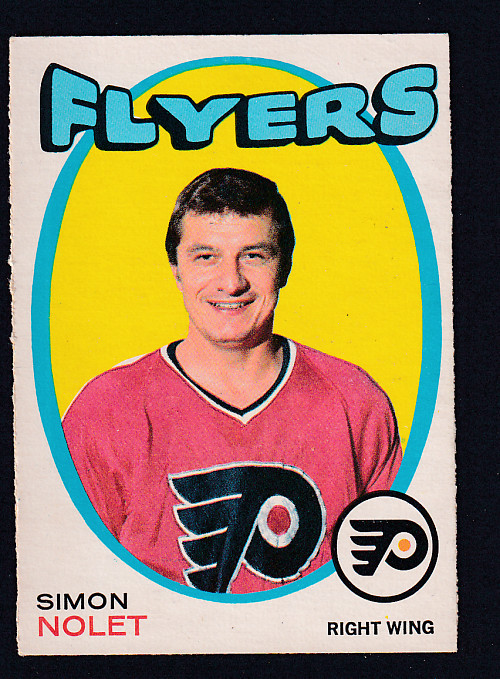 1971-72 O-PEE-CHEE HOCKEY CARD #206 S. NOLET photo