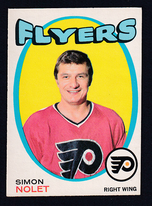 1971-72 O-PEE-CHEE HOCKEY CARD #206 S. NOLET photo