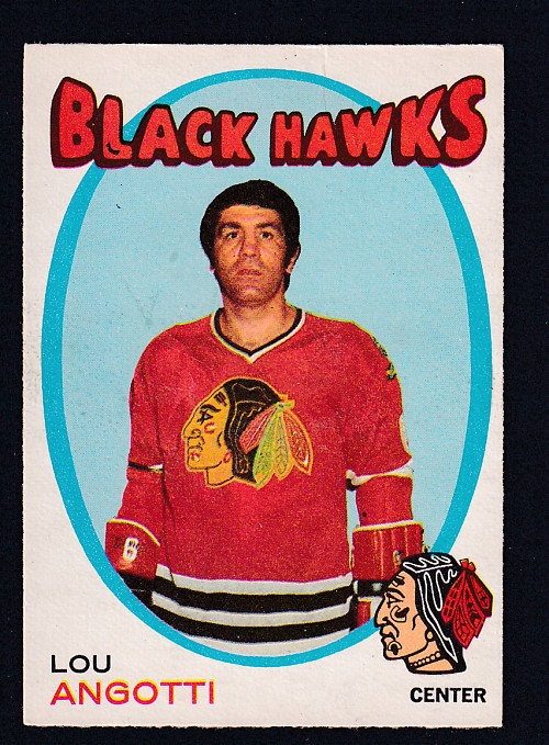 1971-72 O-PEE-CHEE HOCKEY CARD #212 L. ANGOTTI photo