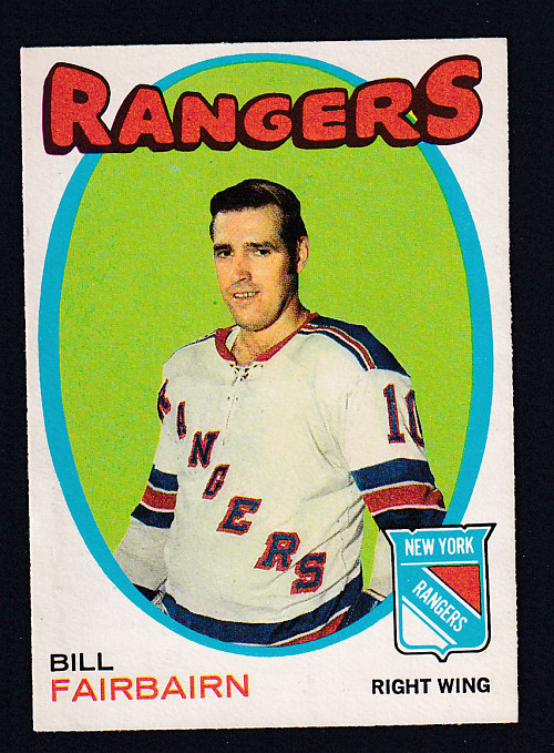 1971-72 O-PEE-CHEE HOCKEY CARD #215 B. FAIRBAIRN photo