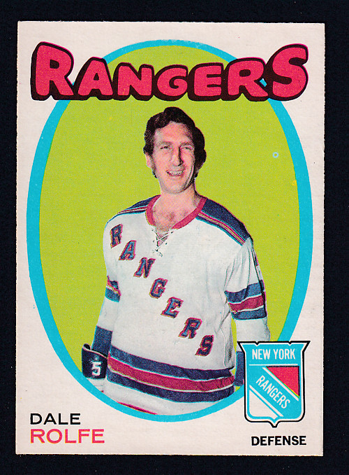 1971-72 O-PEE-CHEE HOCKEY CARD #219 D. ROLFE photo