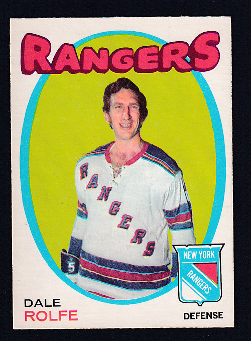 1971-72 O-PEE-CHEE HOCKEY CARD #219 D. ROLFE photo