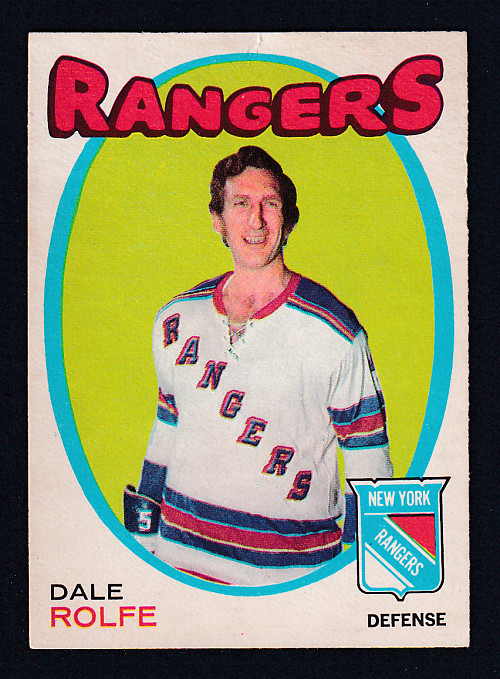 1971-72 O-PEE-CHEE HOCKEY CARD #219 D. ROLFE photo