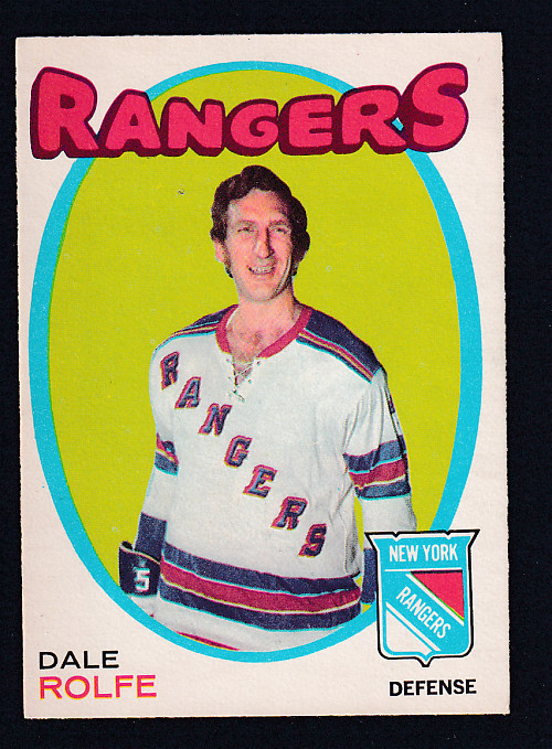 1971-72 O-PEE-CHEE HOCKEY CARD #219 D. ROLFE photo