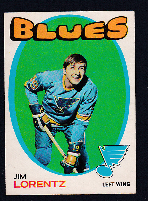 1971-72 O-PEE-CHEE HOCKEY CARD #227 J. LORENTZ photo