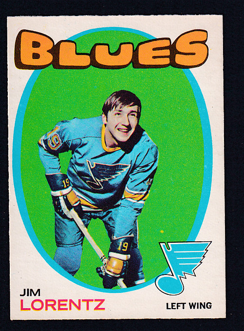 1971-72 O-PEE-CHEE HOCKEY CARD #227 J. LORENTZ photo